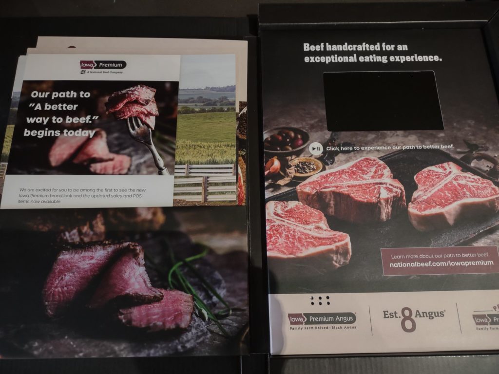 Iowa premium beef branding