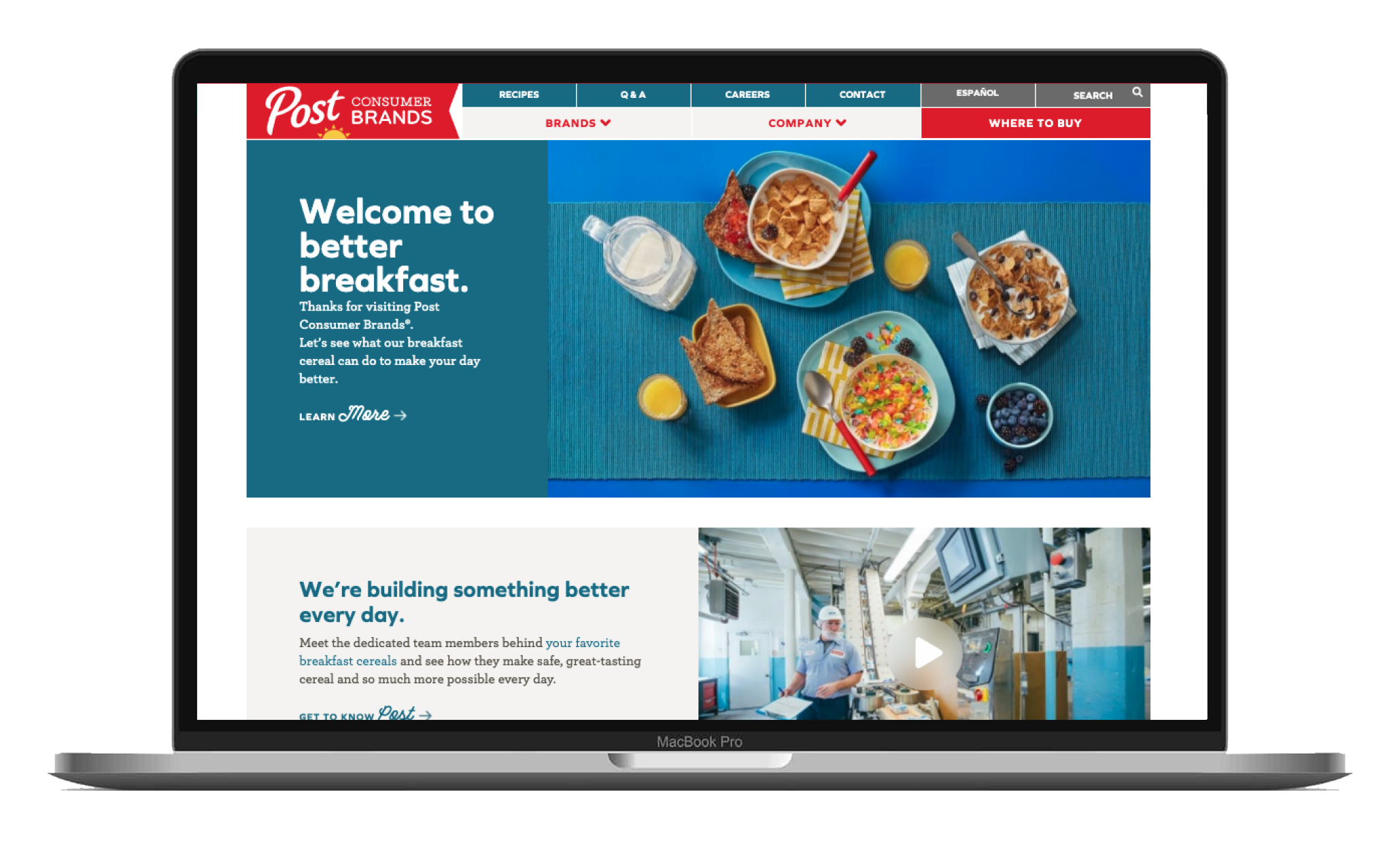 post consumer brands website