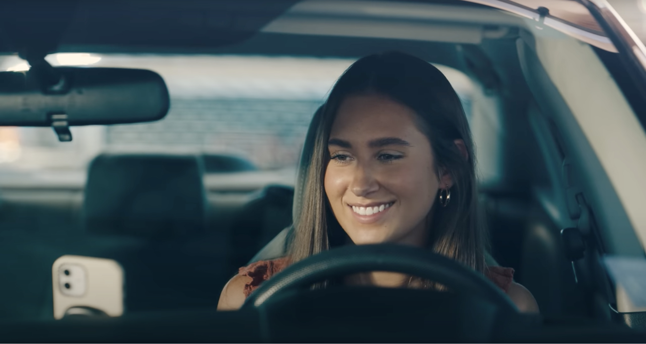 woman driving